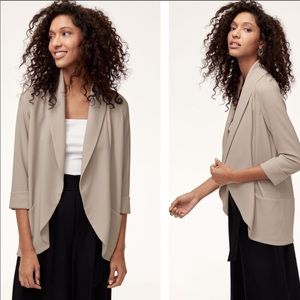 Gorgeous double-cloth crepe blazer!
